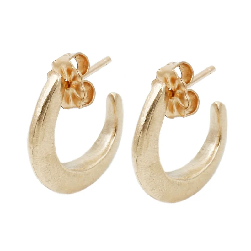 women's mixed-metal earrings -Gold Mini Hoops