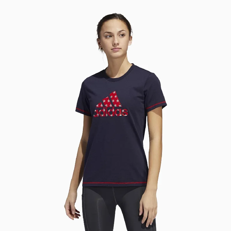 women's keyhole tops -Women's Americana T Shirt