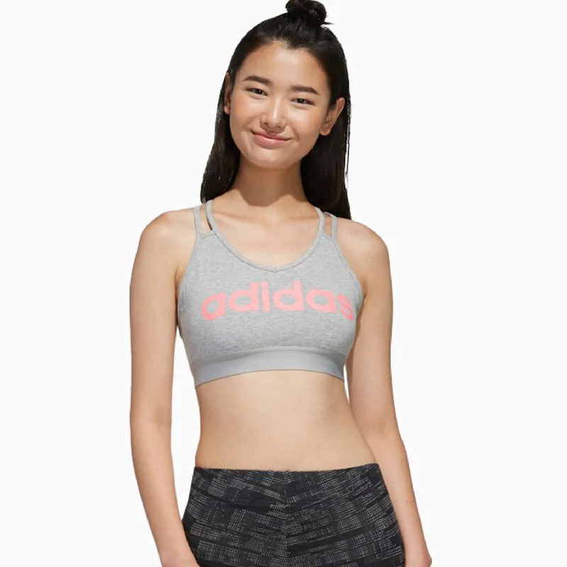 women's fitted ribbed tops -Women's Essentials Sports Bra