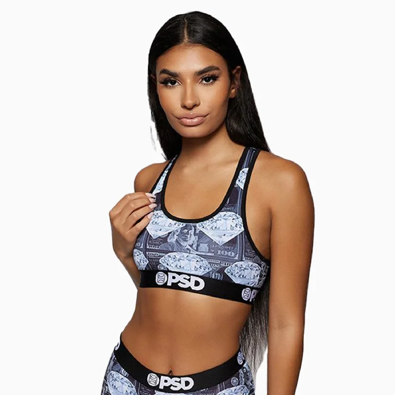 ladies' wrap blouses -Women's Bandana Split Bra