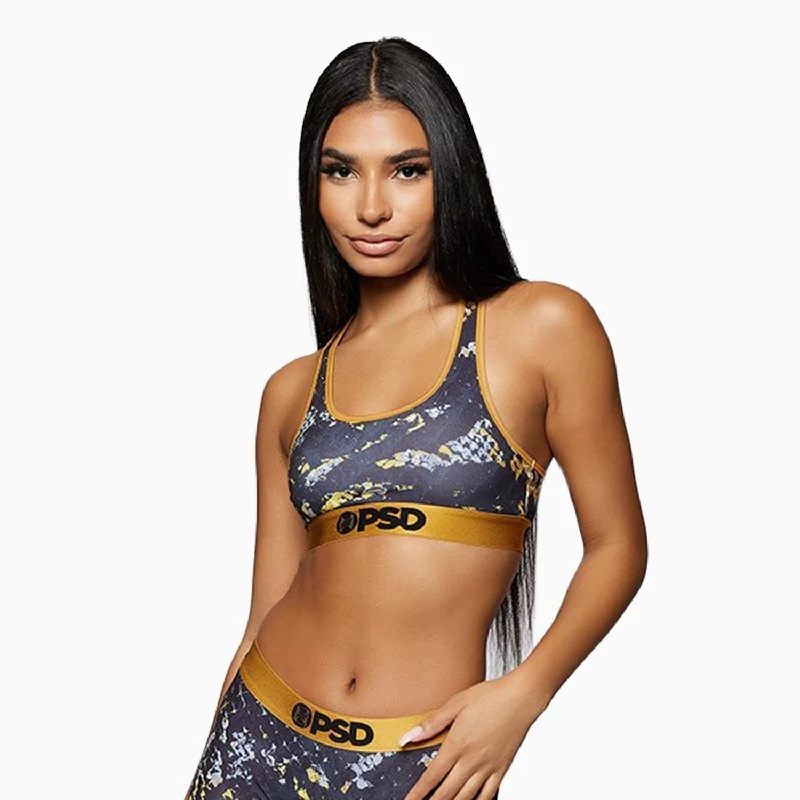 women's ruffled blouses -Women's Bandana Split Sports Bra