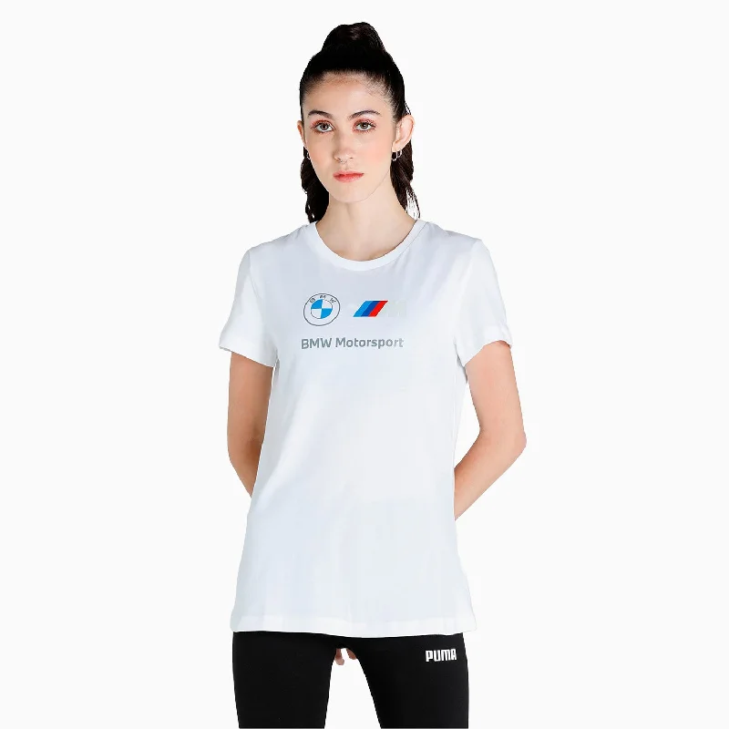 women's classic white shirts -Women's BMW M Motorsport Essential Logo T Shirt