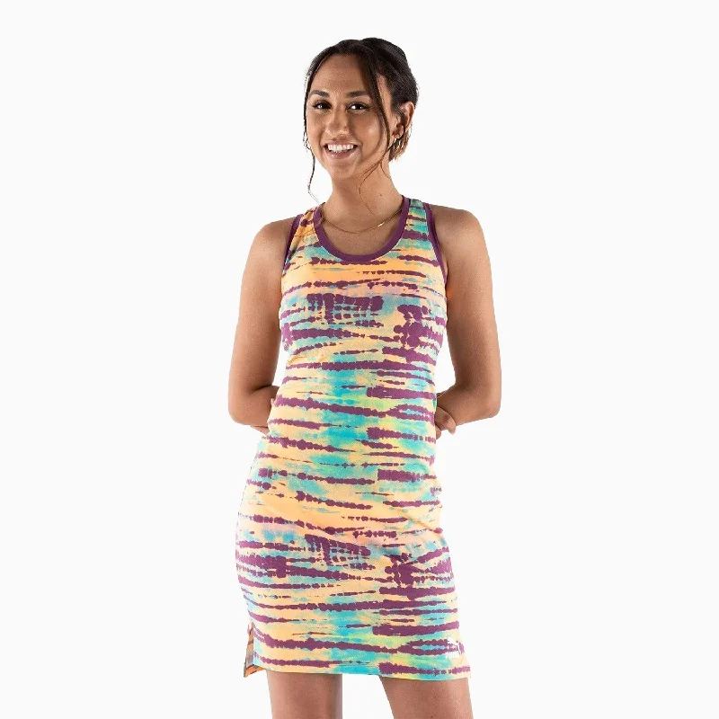 women's cotton t-shirts -Women's Tie Dye Dress