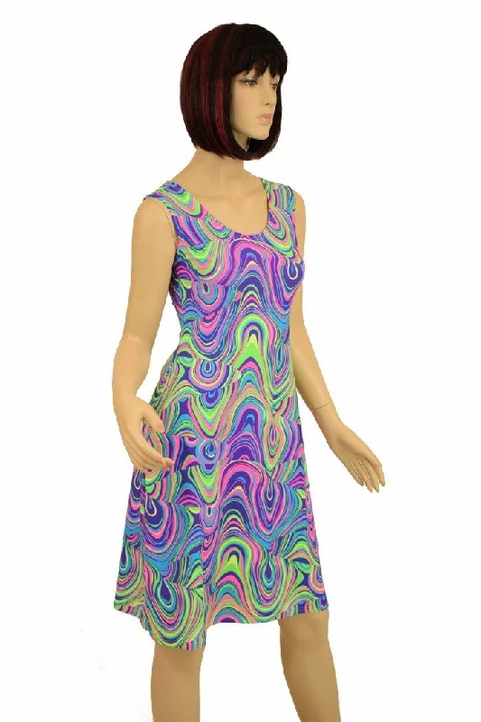 women's tunic dresses -A-Line Tank Dress