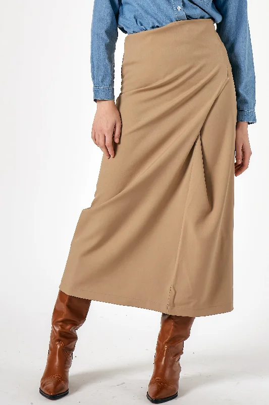 classic skirts for women -women's ripped jeans -Hazel Wrap Effect Skirt